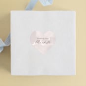 "Luxe script" - Children's Birthday Party Stickers in Toffee by Creo Study - Front