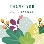 "Colorful Cactus Party" - Children's Birthday Party Stickers in Grass by Shannon Chen of Four Wet Feet Studio - In Use