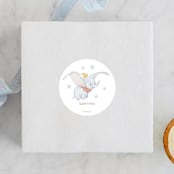 "Disney's Dumbo" - Children's Birthday Party Stickers in Sugar by Teju Reval - Front