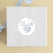 "Disney's Mickey Mouse Palloncino" - Children's Birthday Party Stickers in Sky by chocomocacino - Front