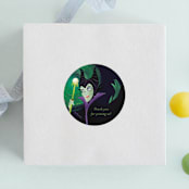 "Magnificent Maleficent" - Children's Birthday Party Stickers in Forbidden Mountain by Jackie Crawford - Front