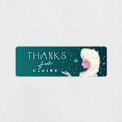 "Disney's Elsa It's A Magical Time" - Children's Birthday Party Stickers in Ice by Ana de Sousa - In Use