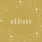 "pixie" - Children's Birthday Party Stickers in Gold by Angela Garrick - In Use