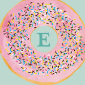 "Everyone Loves Donuts" - Children's Birthday Party Stickers in Neptune by Kerry Doyle - In Use