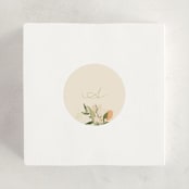 "Tulip Topper" - Children's Birthday Party Stickers in Peaches by Grace Kreinbrink - In Use