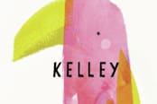 "Toucan" - Children's Birthday Party Stickers in Peony by Lori Wemple - In Use