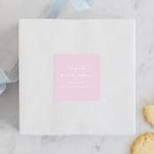 "Sparkle One" - Children's Birthday Party Stickers in Cotton Candy by Ashlee Townsend - Front
