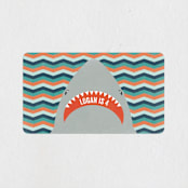 "Fin-tastic!" - Children's Birthday Party Stickers in Ocean by Annie Holmquist - Front