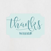"Onederful" - Children's Birthday Party Stickers in Seafoam by Christina Novak - Front