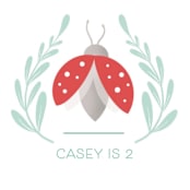 "Little Love Bug" - Children's Birthday Party Stickers in Ladybug by Gia Graham - In Use