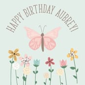 "Summer Soiree" - Children's Birthday Party Stickers in Cornflower by Joanna Griffin - In Use