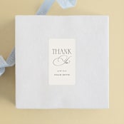 "Blessed Mitzvah" - Children's Birthday Party Stickers in Onyx by Benita Crandall - Front