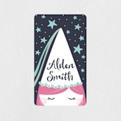 "Principessa" - Children's Birthday Party Stickers in Blackberry by peetie design - In Use