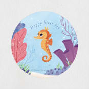 "Disney and Pixar's Finding Nemo Friends" - Children's Birthday Party Stickers in Sea by Sabrin Deirani - In Use