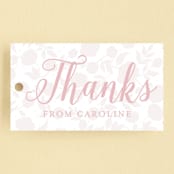 "sweet bloooms" - Children's Birthday Party Favor Tags in Cupcake by Erin Deegan - Front