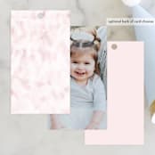 "Unicorn Cake" - Children's Birthday Party Favor Tags in Candy by Katie Zimpel - Back of Card Options