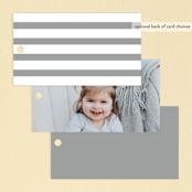 "Onederful" - Children's Birthday Party Favor Tags in Cloud by Susan Asbill - Back of Card Options