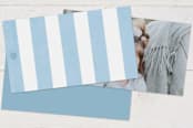 "Shark Tank" - Children's Birthday Party Favor Tags in Sky by Karidy Walker - Back of Card Options