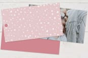 "ellie fun" - Children's Birthday Party Favor Tags in Dreamy by Creo Study - Back of Card Options
