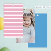 "Ice Cream Cone" - Children's Birthday Party Favor Tags in Frozen by Alethea and Ruth - Back of Card Options