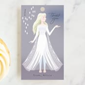 "Disney's Elsa It’s Magical" - Children's Birthday Party Favor Tags in Moonstone by Dani Lugato - Front