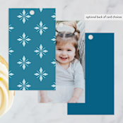 "Disney Frozen Snow Sparkles" - Children's Birthday Party Favor Tags in Frosty by curiouszhi - Back of Card Options