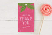 "Berry Sweet" - Children's Birthday Party Favor Tags in Strawberry by Laura Hankins - Front
