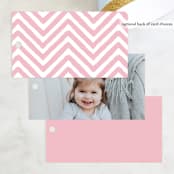 "Confetti bash" - Children's Birthday Party Favor Tags in Bubblegum by Stacey Meacham - Back of Card Options