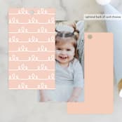 "Glitter & Glam" - Children's Birthday Party Favor Tags in Glittery Gold by Oma N. Ramkhelawan - Back of Card Options