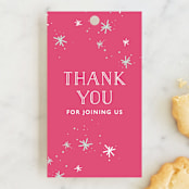 "This Is One" - Children's Birthday Party Favor Tags in Frost by Bethany Anderson - Front