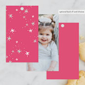 "This Is One" - Children's Birthday Party Favor Tags in Frost by Bethany Anderson - Back of Card Options