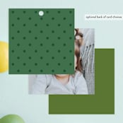 "Bear and Tiger" - Children's Birthday Party Favor Tags in Forest by iamtanya - Back of Card Options