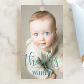 "Onederful" - Children's Birthday Party Favor Tags in Seafoam by Christina Novak - Front