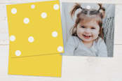 "Just Be" - Children's Birthday Party Favor Tags in Sunshine by Lauren Chism - Back of Card Options