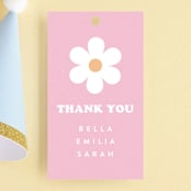 "Sweet Party" - Children's Birthday Party Favor Tags in Cupcake by Maria Alou - Front