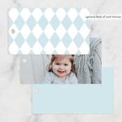 "Disney's Alice In Wonderland Birthday" - Children's Birthday Party Favor Tags in Sky by Annie Holmquist - Back of Card Options