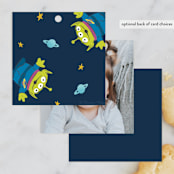 "Disney and Pixar's Toy Story Birthday Claw" - Children's Birthday Party Favor Tags in Star Alliance by Jackie Crawford - Back of Card Options