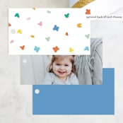 "let's pARTy!" - Children's Birthday Party Favor Tags in Frost by Ellen Schlegelmilch - Back of Card Options