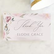 "Primavera" - Children's Birthday Party Favor Tags in Peony by Nicoletta Savod - Front