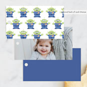 "Disney and Pixar's Lightyear" - Children's Birthday Party Favor Tags in Bluebell by Sabrin Deirani - Back of Card Options
