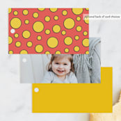 "Disney Mickey Mouse Aw, Gee!" - Children's Birthday Party Favor Tags in Sunshine by Heather Schertzer - Back of Card Options
