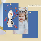 "Disney's Frozen Elements" - Children's Birthday Party Favor Tags in Frost by Sarah Knight - Back of Card Options