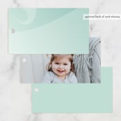 "Disney's Little Mermaid Sea Adventures" - Children's Birthday Party Favor Tags in Ocean by Ana de Sousa - Back of Card Options