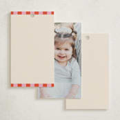 "Super Sweet" - Children's Birthday Party Favor Tags in Cookie by Lissabeth Anglin - Back of Card Options