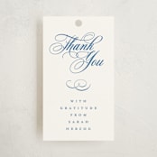"Simply" - Children's Birthday Party Favor Tags in Sea by Jenna Holcomb - Front