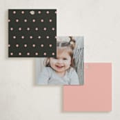 "pajama party" - Children's Birthday Party Favor Tags in Bubblegum by Kamala Nahas - Back of Card Options
