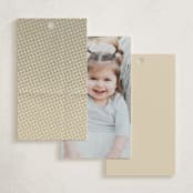 "Headliner" - Children's Birthday Party Favor Tags in Ink by Claire - Back of Card Options