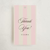 "Gelato" - Children's Birthday Party Favor Tags in Fragola by Megan Davis - Front
