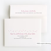"Dance Party" - Children's Birthday Party Thank You Cards in Raspberry by Kelly Nasuta - FREE Recipient Addressing