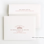 "Princess Carriage" - Children's Birthday Party Thank You Cards in Ballerian Pink by Paper Sun Studio - FREE Recipient Addressing